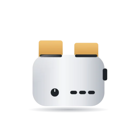 Lumio 2-Slice Pop-up Toaster LT-2S