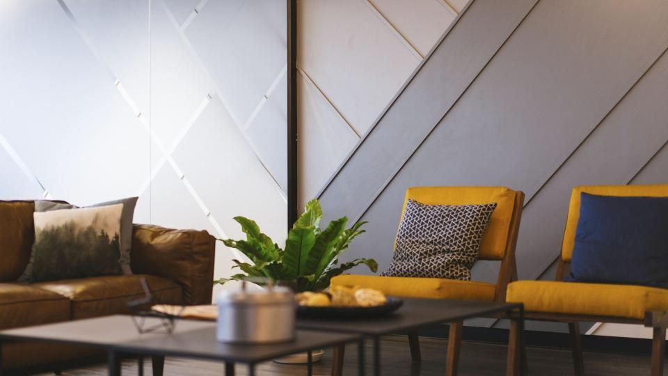 A bright living room